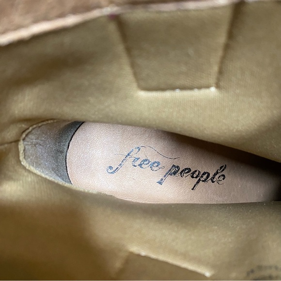 Free People Tabby Mulberry Leather Heeled Bootie 39 1/2 - Picture 11 of 13